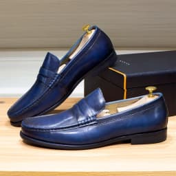 Luxury Genuine Leather Men's Penny Loafers Casual Office Business Dress Shoes Fashion Party Wedding Formal Male Footwear