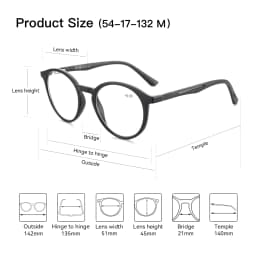 ZENOTTIC Fashion Round Anti Blue Light Blocking Reading Glasses Men Sport Readers Eyewear Women Anti Glare Computer Eyeglasses