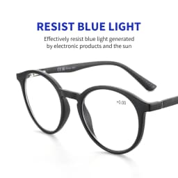 ZENOTTIC Fashion Round Anti Blue Light Blocking Reading Glasses Men Sport Readers Eyewear Women Anti Glare Computer Eyeglasses