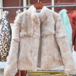 QUEENTINA Real Rabbit Fur Coat Woman Luxury Fashion Leather Autumn Winter Jacket Whole Skin 2023 For Female Natural Feather