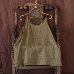 Women Loose Thin Cool Ramie Camis Female Solid Color Summer Sleeveless Top Mujer Ladies Vintage Spaghetti Strap Camis Tank