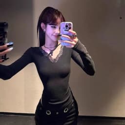 Seeslim Black Sexy Back Hollow Out Women's T-shirt Goth Long Sleeve Slim 2000s Clothes Y2k Tees Female Clothing Autumn Tops Chic
