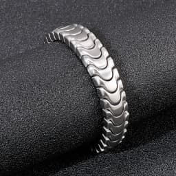 12mm Centipede Line Link Chain Bracelet  - Stainless Steel 316L - KB125391-BDJX