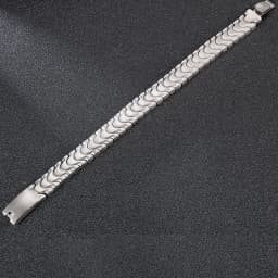 12mm Centipede Line Link Chain Bracelet  - Stainless Steel 316L - KB125391-BDJX
