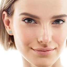 2025 Trendy Four Clover Moissanite Stud Earrings 925 Sterling Silver Flower Piercing Ear Jewelry for Women 3mm Lab Diamond Gifts