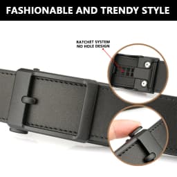 TUSHI Genuine Leather Tactical Belt Luxury Automatic Buckle Belt for Men Belt Designer Belts Men High Quality IPSC Girdle Male
