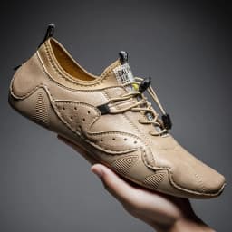 Leather Casual Sneakers for Men Driving Shoes 2024 New Fashion In Waterproof Men Doug Luxury Dress Loafers Shoes Footwear 
