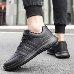Couple causal Chef Shoes four Season new Lightweight Soft Sole Comfort Oil proof Men and Women's Chef Business Work Leather Shoe