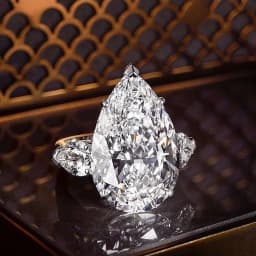 1/2/3/6Carat Pear Cut Moissanite Diamond Engagement Rings for Women 925 Sterling Silver 3-stone Waterdrop Shape Wedding Ring