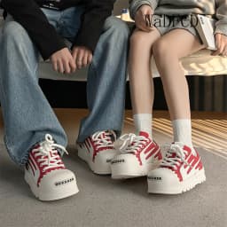Sneakers Casual Plus Size 43 44 Mens Womens Designer Big-head Board Shoes Fashion Casual Leather Height Increased Platform Shoes