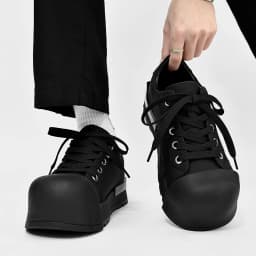 Sneakers Casual Plus Size 43 44 Mens Womens Designer Big-head Board Shoes Fashion Casual Leather Height Increased Platform Shoes