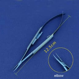 Microsurgical instruments titanium alloy lock needle holder needle straight head elbow needle holder microsurgical instruments