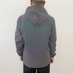 Night Colored Reflective Jacket Men Outdoor Cycling Jogging Windproof Hooded Coats Hip-hop Rock Streetwear Safety Couple Clothes