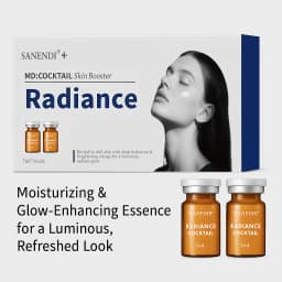 SANENDI Radiance Cocktail Skin Booster Moisturizing & Glow-Enhancing Essence for a Luminous, Refreshed Look 7ml*5Vials