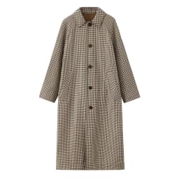 Double Sided Plaid Long Jackets For Women Single Breasted Long Sleeve Commute Street Female Trench Coat 2025 Autumn Chic Outwear