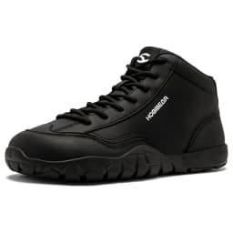 HOBIBEAR Mid-Top Hiking Boots Mens Womens Wide Width Trail Running Sneakers Outdoor Walking Non-Slip Ankle Shoes
