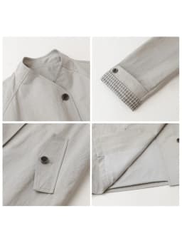 CHIC VEN Fashion Women Mid-length Trench Coat Loose Casual Minimalist Patchwork Plaid Female Windbreaker Belt Spring Summer 2026