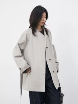 CHIC VEN Fashion Women Mid-length Trench Coat Loose Casual Minimalist Patchwork Plaid Female Windbreaker Belt Spring Summer 2026