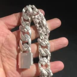 S925 Vintage Chinese Style Tibetan Silver Skull Bracelet, Hip-Hop Personalized Jewelry, Fashion Gift for Men & Women