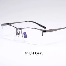 BCLEAR Titanium Glasses Frame Men Square Myopia Prescription Eyeglasses Frames Half Rim Optical Male Korean Eyewear New Style