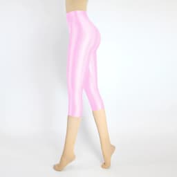 Satin Silky Smooth Women Pants Sexy Tight High Waist Gloss Pants Capris Yoga Sports Joggers Sweatpants Women Pants Bottoms