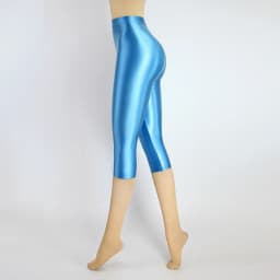 Satin Silky Smooth Women Pants Sexy Tight High Waist Gloss Pants Capris Yoga Sports Joggers Sweatpants Women Pants Bottoms