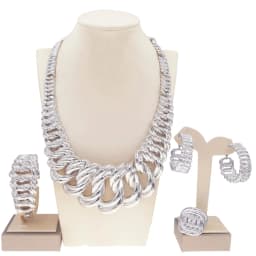 Fashion Woman Necklace Jewelry Set Electric Italy Gold Plated Pendant Wedding Party Earring Ring SYHOL Wholesale Free Shipping