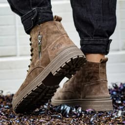 Genuine Leather Work Safety Boots For Men Anti Scald  Wear-resistant Work Shoes Puncture-Proof Safety Shoes Men Winter Boots
