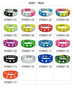 20pcs/lot Mix Style Random Silicone Bracelet Wristband 18cm Fit Shoe Charms Shoe Buckle Wristband Rubber Wrist Strap