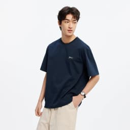 Semir Short Sleeve T-Shirt Men Round Neck Pure Cotton 2025 New Summer Style Top Versatile Fashionable Commuting Breathable