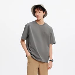 Semir Short Sleeve T-Shirt Men Round Neck Pure Cotton 2025 New Summer Style Top Versatile Fashionable Commuting Breathable