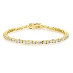 KNOBSPIN 2mm D Color Moissanite Tennis Bracelets for Woman Man Sparkling Diamonds with GRA s925 Sterling Sliver Hip Hop Bracelet