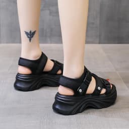 Summer Thick-soled Elevated Beach Casual Sneakers, Fashionable, Breathable and Comfortable Women's Sandals Zapatos Mujer