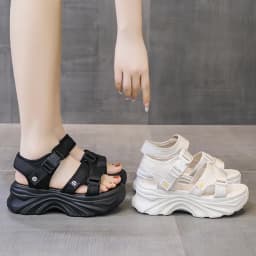 Summer Thick-soled Elevated Beach Casual Sneakers, Fashionable, Breathable and Comfortable Women's Sandals Zapatos Mujer