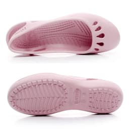 Summer Lightweight Non-Slip Hole Shoe Women's Flat Sandals Nurse Shoes Casual Jelly Beach Shoes Female Waterproof Flip Flops