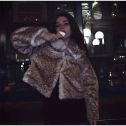 Y2K Sweet Cool Thicken Deer Spot Faux Fur Jacket Oversize Loose Casual Zipper Coat Women High Street Warm Winter Streetwear