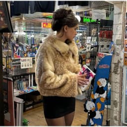Y2K Sweet Cool Thicken Deer Spot Faux Fur Jacket Oversize Loose Casual Zipper Coat Women High Street Warm Winter Streetwear