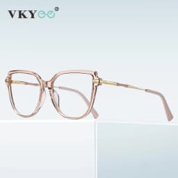VICKY Stylish Large Frame Simple Geometric Design Anti-blue Light Reading Glasses Customized Prescription Available PFD2210