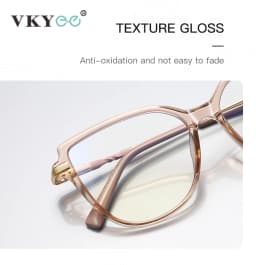 VICKY Stylish Large Frame Simple Geometric Design Anti-blue Light Reading Glasses Customized Prescription Available PFD2210