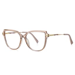 VICKY Stylish Large Frame Simple Geometric Design Anti-blue Light Reading Glasses Customized Prescription Available PFD2210