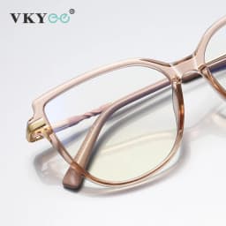 VICKY Stylish Large Frame Simple Geometric Design Anti-blue Light Reading Glasses Customized Prescription Available PFD2210