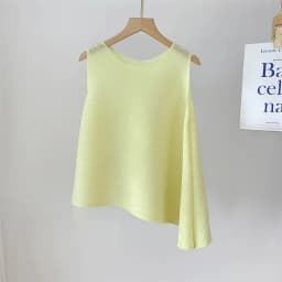 Miyake Elegant Pleated Vest Women's Summer New Irregular Loose Slimming T-shirt Stylish Top Ins Chinese Design Sense Pressure