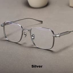 F·DRACON Ultra-light Business Men's Glasses Frame Square Pure Titanium Big Face Full Frame Optical Prescription Frame 80984