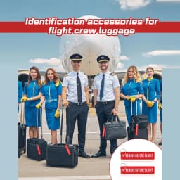 100Pcs “Remove Before Flight” embroidered red fabric keychain with white text – versatile tag for bikes, cars & bags key ring