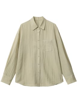 CHIC VEN Women Long Sleeve Shirts Solid Loose Casual New Style Design Back Hollow Out Shirt Female Blouse Spring Summer 2026