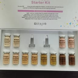 Stayve 8ml BB Cream Glow Booster Serum Starter Kit Natural Salmon DNA Whitening Moisturizing Foundation Care Skin