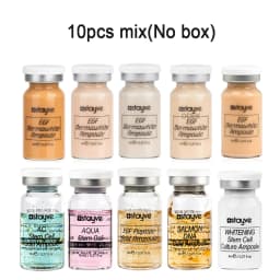 Stayve 8ml BB Cream Glow Booster Serum Starter Kit Natural Salmon DNA Whitening Moisturizing Foundation Care Skin