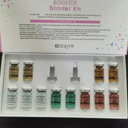 Stayve 8ml BB Cream Glow Booster Serum Starter Kit Natural Salmon DNA Whitening Moisturizing Foundation Care Skin