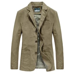 New Cotton Outdoor Comfortable Business Jacket for Men's Spring and Autumn Casual Fashion Suit for Men Blazers Jacket for Man