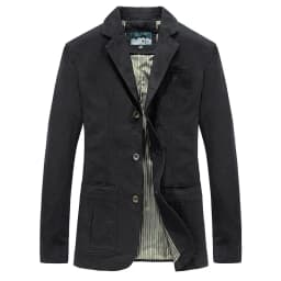 New Cotton Outdoor Comfortable Business Jacket for Men's Spring and Autumn Casual Fashion Suit for Men Blazers Jacket for Man